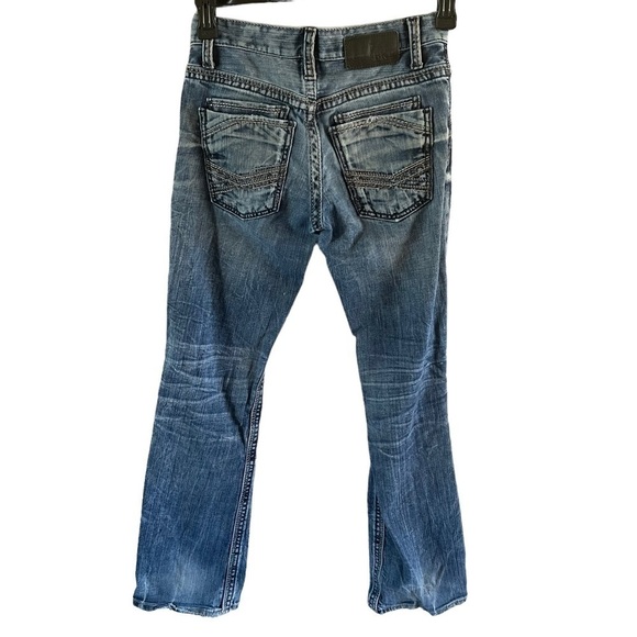 BKE Aiden Bootleg Jeans size 27 regular distressed - Picture 2 of 14